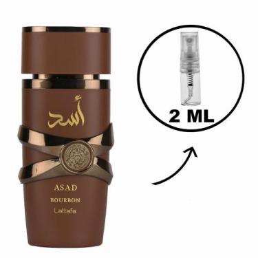 Imagem de Perfume Masculino Árabe Asad Bourbon Lattafa EDP Original 2ml 5ml, 2ml