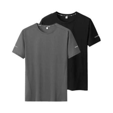 Imagem de Camiseta Masculina plus Size De Secagem Rápida 6XL 7XL Para Verão, Esp