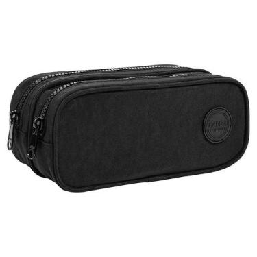 Imagem de Estojo Escolar Infantil Duplo Académie Preto - Tilibra - Tendtudo