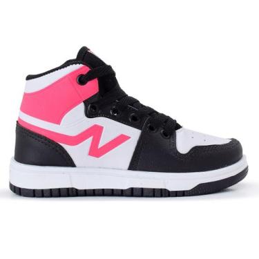 Imagem de Tênis Infantil Casual Nippos Feminino Cano Baixo Escolar - Lukys, Pink