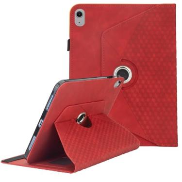 Imagem de Capa para iPad (A16) 11 polegadas 2025/iPad 10ª geração 10,9 polegadas 2022 com suporte para lápis, rotação de 360 graus, capa protetora fólio de couro PU, suporta hibernar/despertar automático