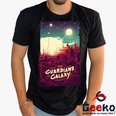 Imagem de Camiseta Guardiões da Galáxia 100% Algodão  Guardians of The Galaxy Ge
