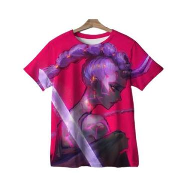 Imagem de Camiseta KPop Demon Hunters Para Meninas, Camiseta Casual Engraçada Pa