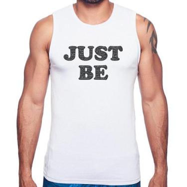 Imagem de Regata Just Be - Foca na Moda, Branco, GG