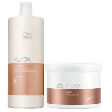 Imagem de Wella Fusion Shampoo 1000ml e Máscara 500ml