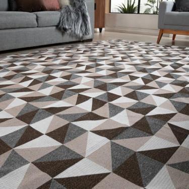 Imagem de Tapete Moderno Elegante 2.00m x 2.50m - Antiderrapante para Quarto, Sala e Escritório, Design Sofisticado para Decoração Interior (Caramelo,2,00 X 1,35)