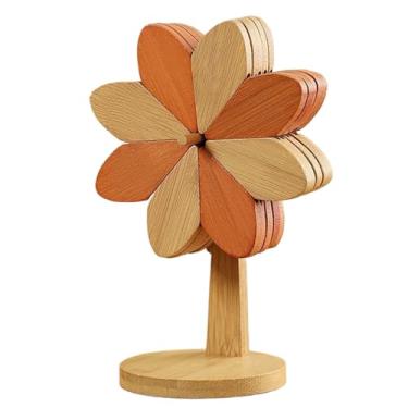 Imagem de Conjunto De Suportes Para Panelas,Conjunto Natural Resistente Ao Calor E Antiderrapante - Protetores De Calor De Moinho De Para Cozinha - Para Decoração Doméstica Mesa Escritório Café Caneca Panelas