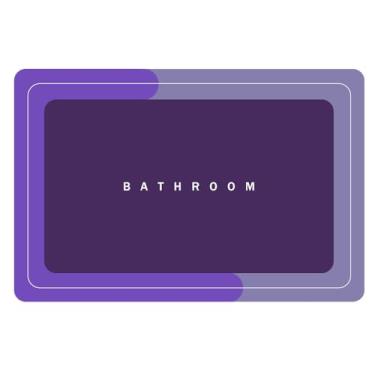 Imagem de Tapete Moderno Elegante 2.00m x 2.50m - Antiderrapante para Quarto, Sala e Escritório, Design Sofisticado para Decoração Interior (Kit 2Roxo Quadrado)