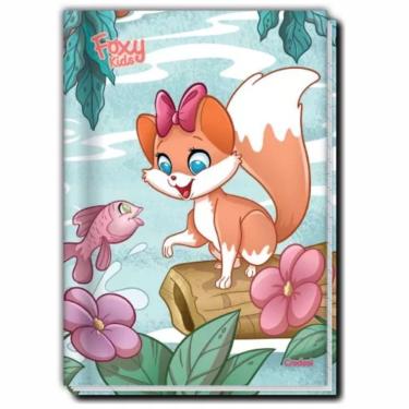 Imagem de Caderno Brochura Universitário 1 Matéria 96 Folhas Foxy Kids Credeal Estampa 2