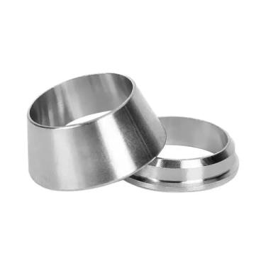 Imagem de Conector de união de compressão de aço inoxidável de 1/20.3 cm 1/20.3 cm 1/10.2 cm 1/10.2 cm 2 3 4 5 6 8 10 12 14 15 16-25 mm Virola dupla 304 316 de aço inoxidável SS316, 1l16 polegadas 1,588 mm)
