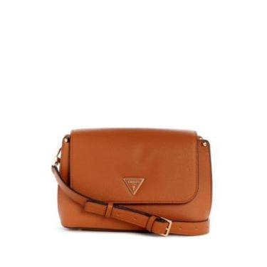 Imagem de Bolsa Meridian Ii Flap Crossbody Marrom-Feminino