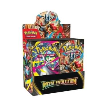 Imagem de Versão Em Inglês Do Pokémon TCG Mega Evolution Booster Box ME01, Coleç
