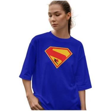 Imagem de Camisa Oversized Super Man Legacy Adulto - Glev.Conceito, M, Azul