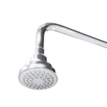 Imagem de Ducha Chuveiro Redonda Com Braço de 30cm Em Inox Para Residencia, Pet 