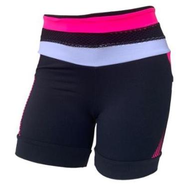 Imagem de SHORTS COM TELA E BOLSO LATERAL DA MODAS TECIDO EM POLIAMIDA COM PROTEÇÃO UV-Feminino