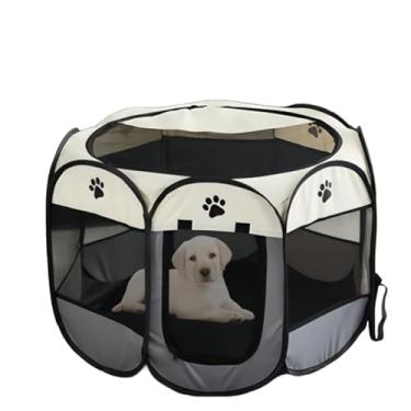 Imagem de Casinha Para Pets Gatos Grande Dobrável Portátil Cercadinho Tenda 3 Cores Tecido Oxford(M)