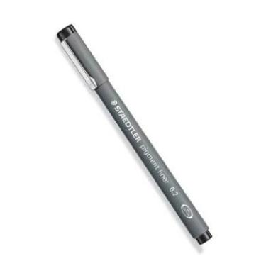 Imagem de Caneta Fineliner Pigment Liner 0.2Mm Pto - 308 02-9 04 - Staedtler