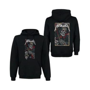 Imagem de Moletom Masculino Com Capuz METALLICA Band Rock Dark Wind, Confortável