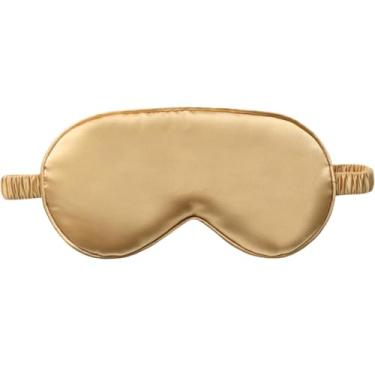 Imagem de Máscara de cetim de seda para dormir para mulheres e homens, ajuda blecaute para ele ou ela para um sono sonoro e sem interrompimento. Presente de Natal para ela.
