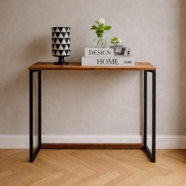 Imagem de Mesa Aparador Sala Buffet Estilo Industrial Decoração Apartamento Casa