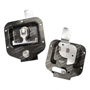 Imagem de Maçaneta Externa Porta Inox Uso Geral ônibus Preta [f103]