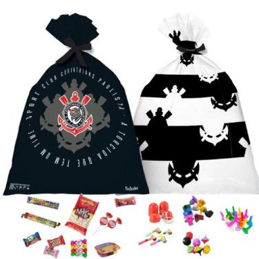 Imagem de Sacola Surpresa Para Lembrancinhas Time Futebol Corinthians - 8 Unidad