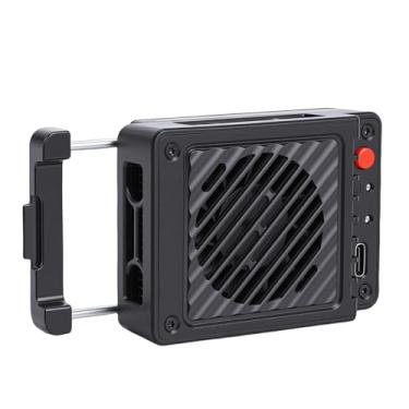 Imagem de Luocute de Resfriamento Externo da Câmera, Ventilador de Resfriamento Externo para Transmissão Ao Vivo, Adequado para RP A7M4 A7C ZVE10 FX30 R5 Câmera AI Smart Semiconductor Cam Cooler