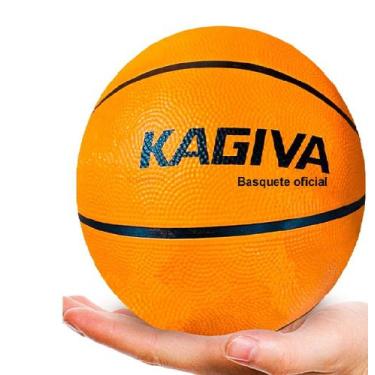 Imagem de Bola De Basquete Kagiva Oficial Cor Laranja