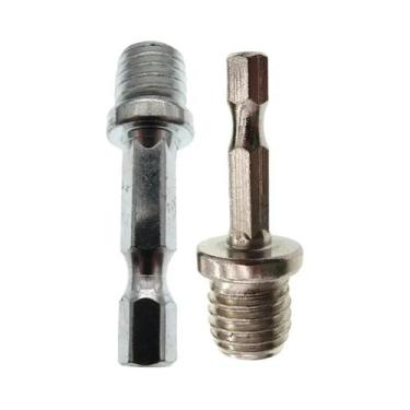 Imagem de Adaptador De Haste Hexagonal M10 M14 Para Furadeira Manual E Polidora 