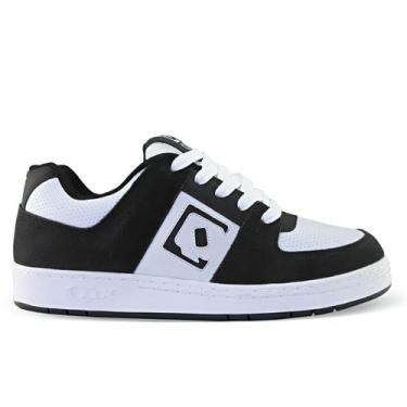 Imagem de Tenis QIX 90'S Camurça Streetwear Skate Conforto, Preto, 41