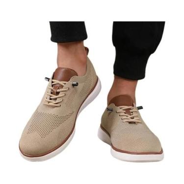 Imagem de Tênis Masculino De Malha Respirável, Estilo Esportivo, Moderno E Vangu