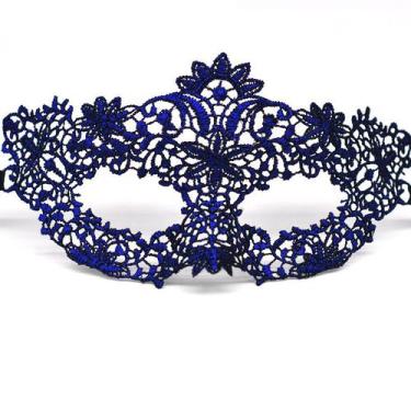 Imagem de Máscara de cosplay Lady Lace Gilding, capa de meio rosto, Halloween - 