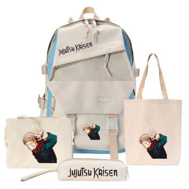 Imagem de Conjunto de mochilas escolares Jujutsus Kaisens Itadoris Yujis Kids - 