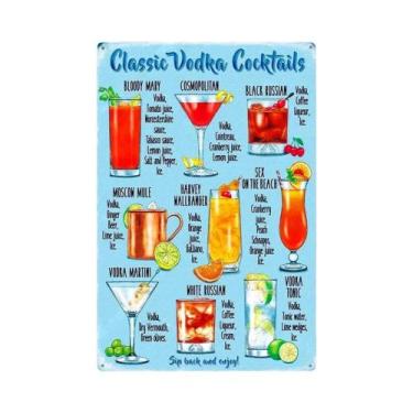 Imagem de Placa De Metal Vintage Prosecco: Decoração Para Pub E Bar, Arte De Par