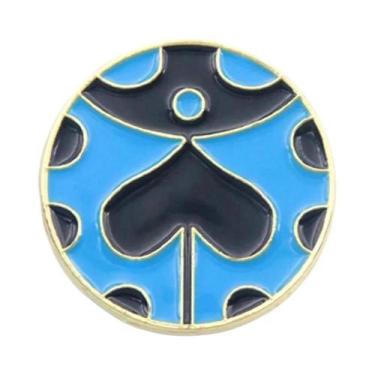 Imagem de Broches De Esmalte Joaninha Azul JoJo's Bizarre Adventure Giorno Giova