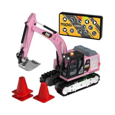 Imagem de Mini Caminhões RC De Liga Metálica, Empilhadeira 1:64, Controle Remoto