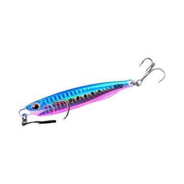 Imagem de Isca De Pesca Metálica 3D Luminosa 10g-60g, Isca Artificial Tipo Lápis