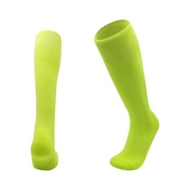 Imagem de Meias Esportivas De Futebol Em Cores Sólidas Para Crianças E Adultos, 