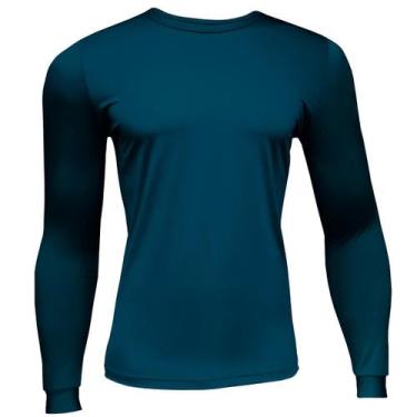 Imagem de Segunda pele one adulto Plus Size UV50+ - Garage 311, Azul marinho, 3G