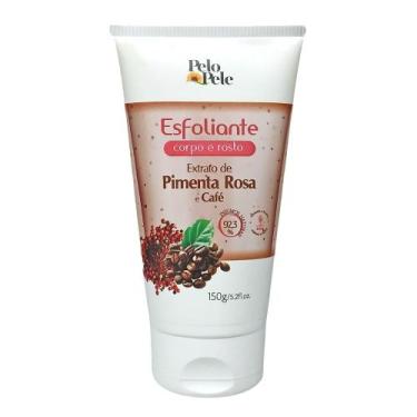 Imagem de Creme Esfoliante Corpo e Rosto Pimenta Rosa e Café 150g Pelo E Pele