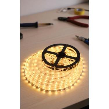 Imagem de Fita LED Amarela 3528 5m Branco Quente 3000K Bivolt - Congratulations 