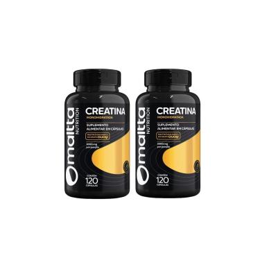 Imagem de Kit 2x Creatina Monohidratada 2x120 cápsulas Maltta-Unissex