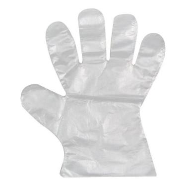 Imagem de Luva Plástica Descartável Inoven Transparente HDPE C/ 100 Un - Congrat