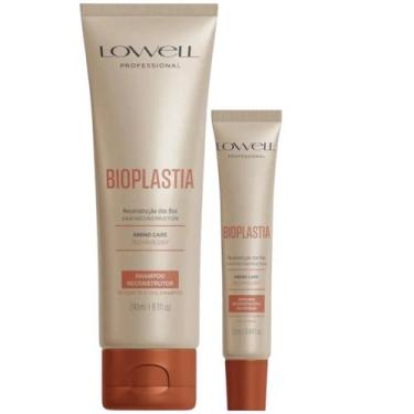 Imagem de Kit Bioplastia 1 Shampoo 240ml 1 Máscara 25ml Lowell