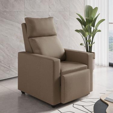 Imagem de Poltrona Reclinavel Samara com Tecido Veludo Claranti