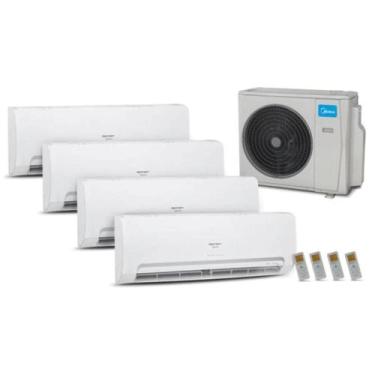 Imagem de Ar Condicionado Multisplit HW Inverter 36.000 Btu (3x Evap 9.000 + 1x 