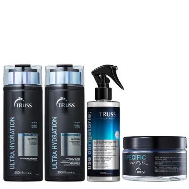 Imagem de Truss Ultra Hydration Kit Shampoo Condicionador Specific Mask e Uso Ob
