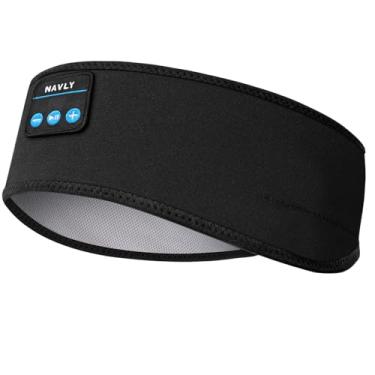 Imagem de Navly Fones de ouvido sem fio Bluetooth, extra-auriculares, para dormir, treino, corrid...