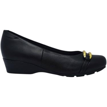 Imagem de Sapato Feminino Casual Dia a Dia Passeio Trabalho Salto Baixo Embutido Calce Fácil Ultra Conforto Modare 7014.298