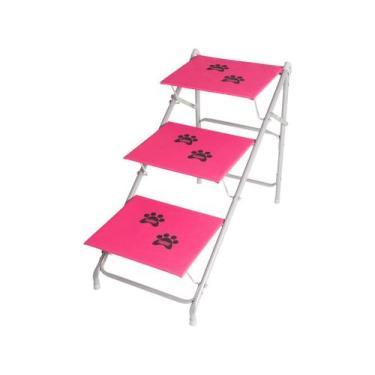 Imagem de Escada pets big rosa n 7 - ONGPET